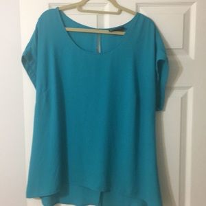 Teal sleeveless top